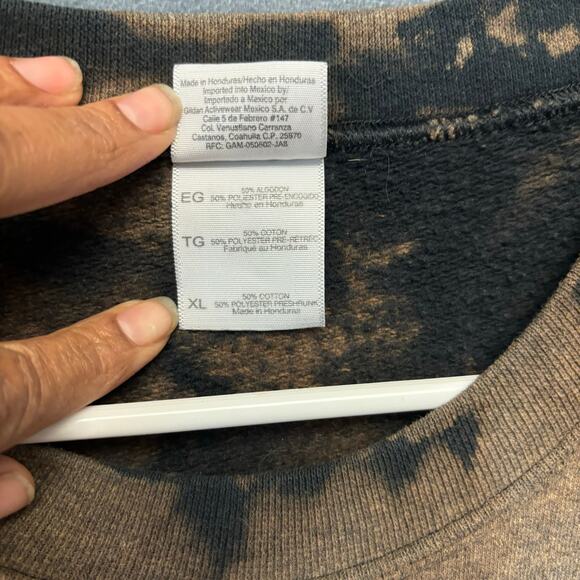 Vintage 90s Mens Sweatshirt XL Taz Tasmanian Devil Outta My Way Crewneck Rework - Picture 5 of 8